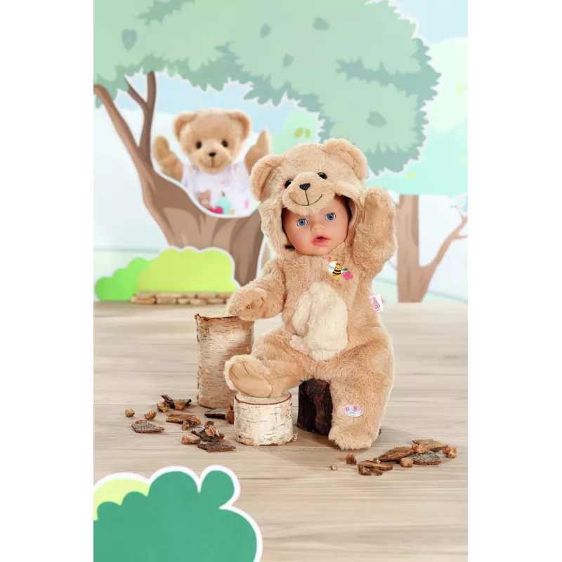 BABY born Traje de Oso 43cm, mono para muñeca