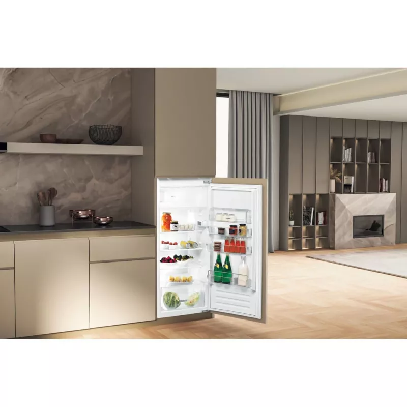 Whirlpool ARG 7342 Frigorífico-congelador combinado, integrable, 189 L, Blanco