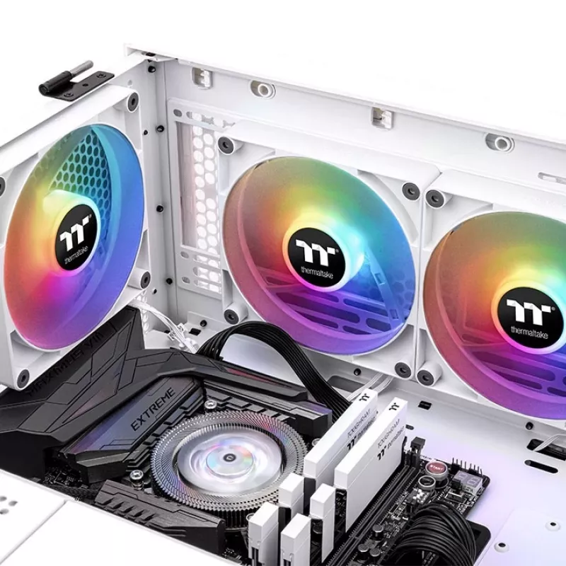 Ventilador para PC THERMALTAKE - CT120 ARGB Sync - 12 cm - Blanco - pack de 2