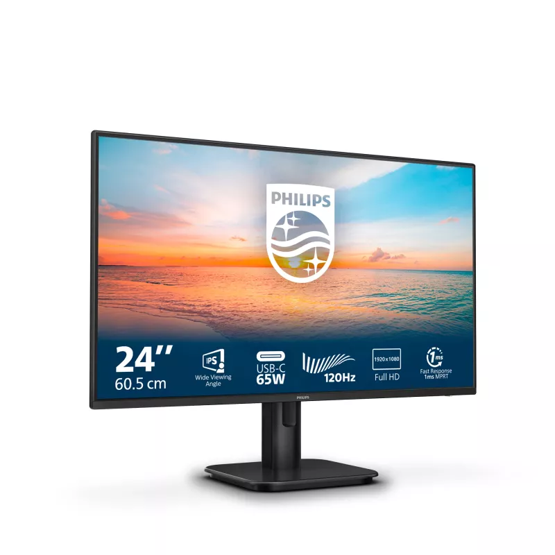 Monitor Philips serie 1000 24E1N1300A/00 60,5 cm (23,8 inch) 1920 x 1080 píxeles Full HD LCD Negro