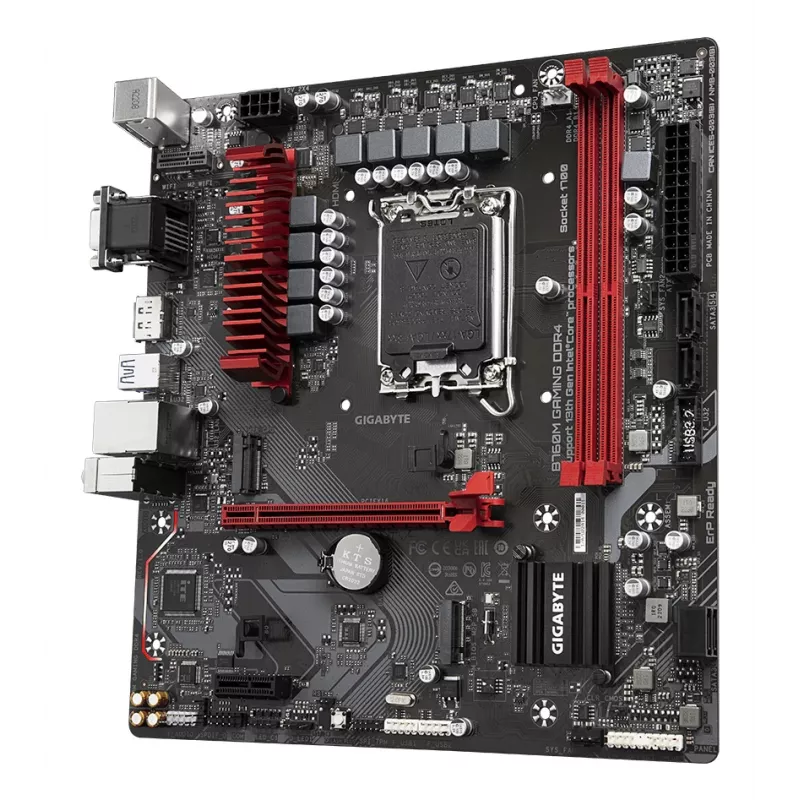 Placa base GIGABYTE B760M GAMING DDR4 - Compatible con CPUs Intel Core 14.ª gen, VRM digital 6+2+1 fases, hasta 5333MHz DDR4 (OC), 2xPCIe 4.0 M.2, 2.5GbE LAN, USB 3.2 Gen1