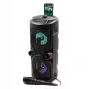 Altavoz estéreo portátil SQUEAK SQ1004 Harmony BT 5.0, 40W RMS, Bluetooth 5.0, FM, LED, batería de 8 h, Negro
