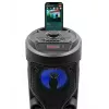 Altavoz estéreo portátil SQUEAK SQ1004 Harmony BT 5.0, 40W RMS, Bluetooth 5.0, FM, LED, batería de 8 h, Negro