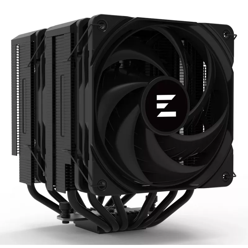 Disipador de CPU ZALMAN CNPS14X Duo Negro, solución de refrigeración de doble ventilador de 120 mm