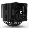 Disipador de CPU ZALMAN CNPS14X Duo Negro, solución de refrigeración de doble ventilador de 120 mm