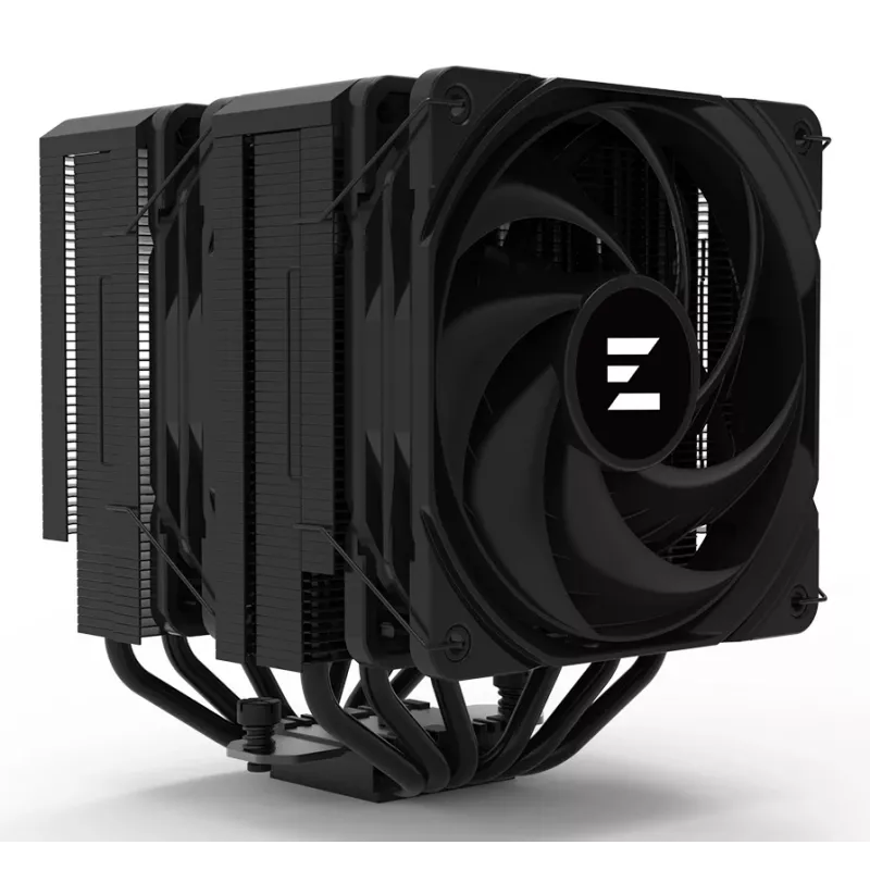 Disipador de CPU ZALMAN CNPS14X Duo Negro, solución de refrigeración de doble ventilador de 120 mm
