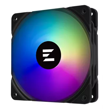 Ventilador de caja de PC Zalman ZM-AF120 ARGB 12 cm Negro 1 ud.