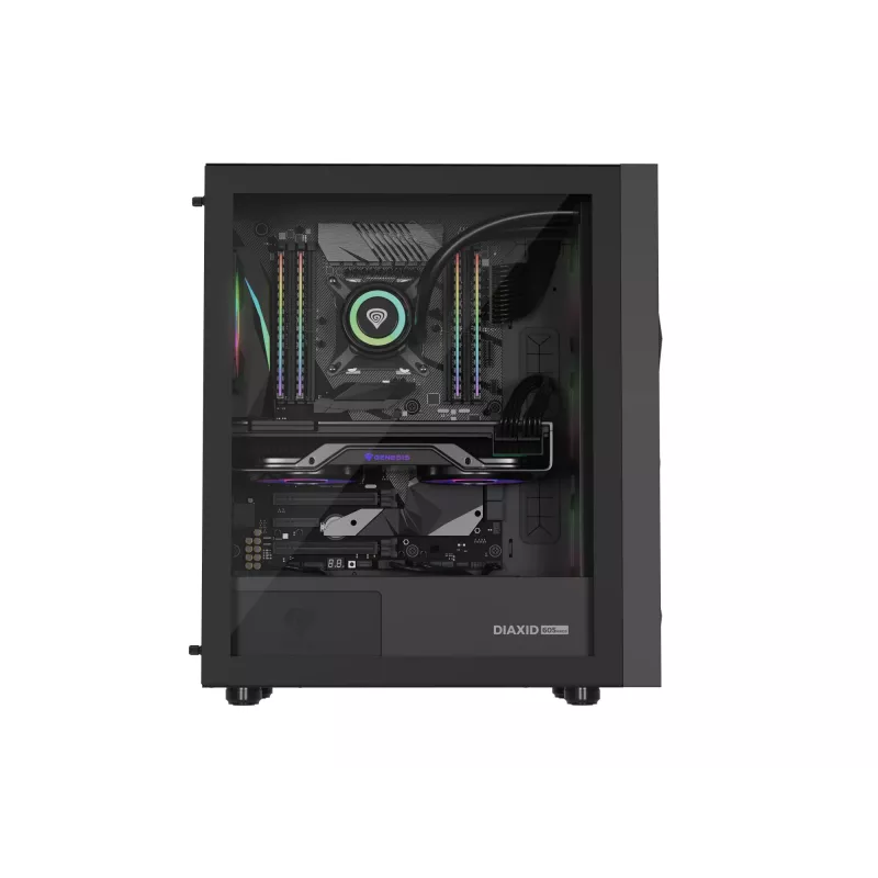 GENESIS Diaxid 605 ARGB Torre Midi Negro