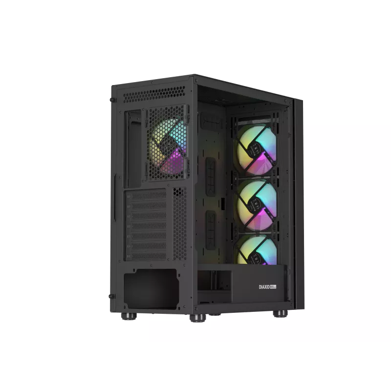 GENESIS Diaxid 605 ARGB Torre Midi Negro