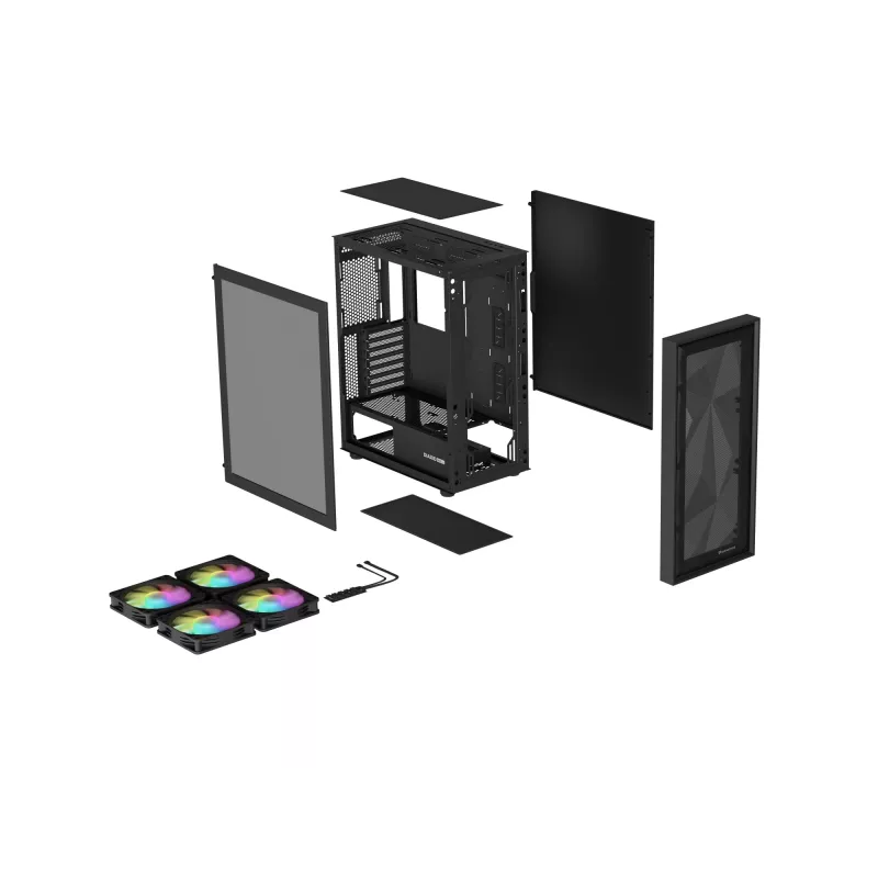 GENESIS Diaxid 605 ARGB Torre Midi Negro