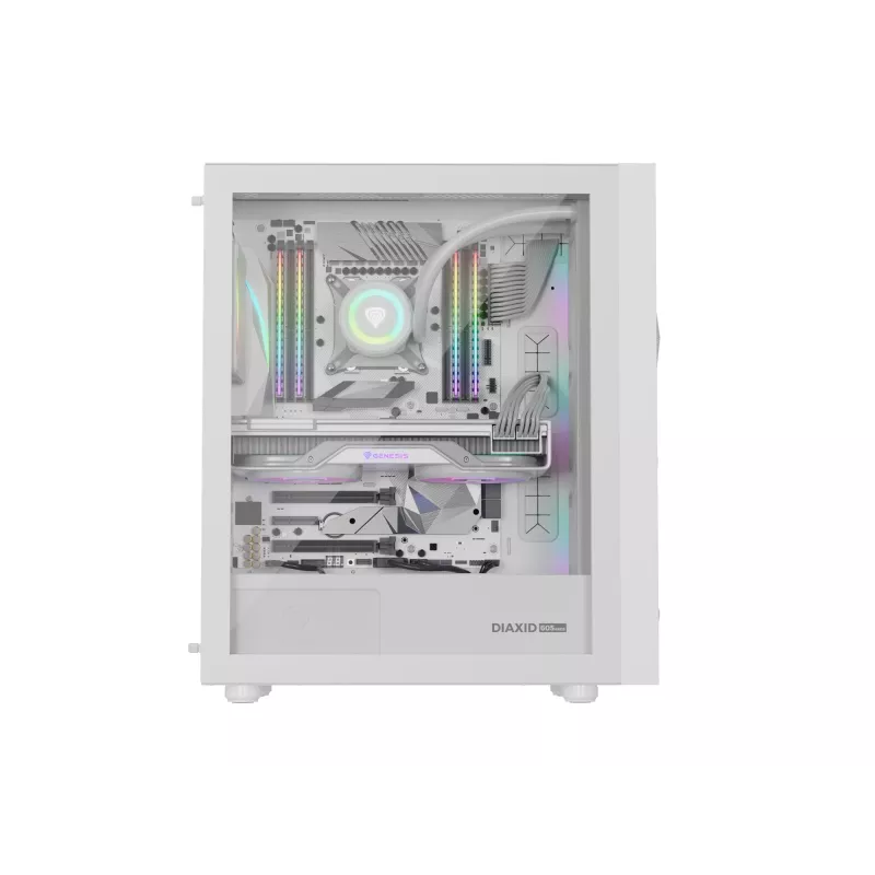 GENESIS Diaxid 605 ARGB Torre Midi Blanco