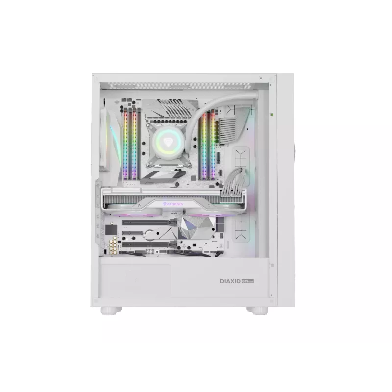 GENESIS Diaxid 605 ARGB Torre Midi Blanco