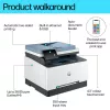 HP Color LaserJet Pro MFP 3302fdn, Láser, Impresión en color, 600 x 600 DPI, A4, Impresión directa, Azul