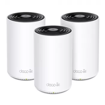 TP-Link AXE5400 sistema Wi-Fi 6E Mesh para toda la casa (tribanda), blanco, DECO XE75 PRO (pack de 3)