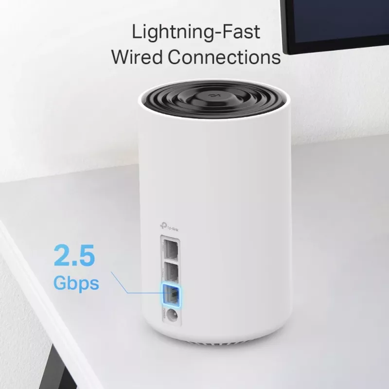TP-Link AXE5400 sistema Wi-Fi 6E Mesh para toda la casa (tribanda), blanco, DECO XE75 PRO (pack de 3)
