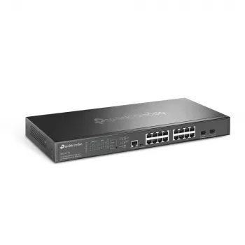 TP-Link Omada Switch gestionado L2+ de 16 puertos 2.5G y 2 puertos 10GE SFP+ con 8 puertos PoE+