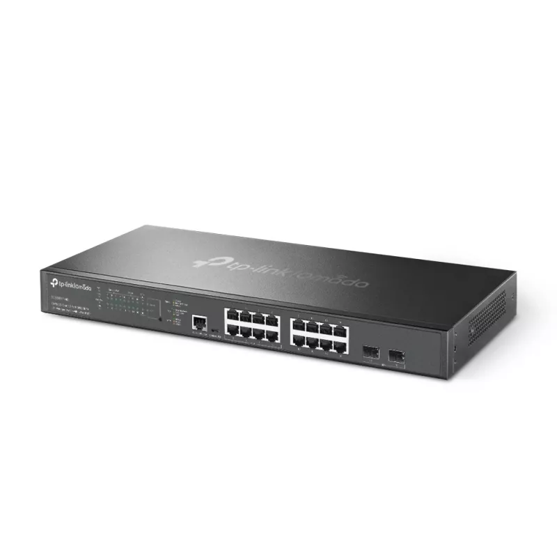 TP-Link Omada Switch gestionado L2+ de 16 puertos 2.5G y 2 puertos 10GE SFP+ con 8 puertos PoE+