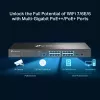 TP-Link Omada Switch gestionado L2+ de 16 puertos 2.5G y 2 puertos 10GE SFP+ con 8 puertos PoE+