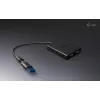 i-tec adaptador de vídeo USB-A/USB-C Dual 4K/60 Hz DisplayPort, 0,27 m, USB Type-A/USB Type-C, 2 x DisplayPort, conector macho, conector hembra, 3840 x 2160 píxeles