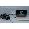 i-tec USB-C/USB-A Metal Charging + data HUB, 15W por conexión, 20x USB-C