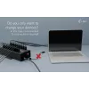 i-tec USB-C/USB-A Metal Charging + data HUB, 15W por conexión, 20x USB-C