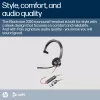 HP Poly Blackwire 3310 auricular USB-C monoaural certificado para Microsoft Teams + adaptador USB-C/A