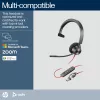 HP Poly Blackwire 3310 auricular USB-C monoaural certificado para Microsoft Teams + adaptador USB-C/A