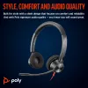 HP Poly Blackwire 3320 auricular USB-C estéreo + adaptador USB-C/A