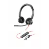 HP Poly Blackwire 3320 auricular USB-C estéreo + adaptador USB-C/A