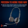 HP Poly Blackwire 3225 auricular USB-C estéreo + conector jack de 3,5 mm + adaptador USB-C/A
