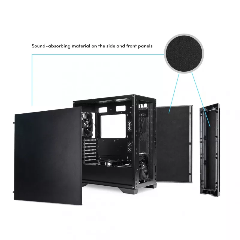 Chieftec Midi APEX Series GA-01B-Q-OP torre Midi