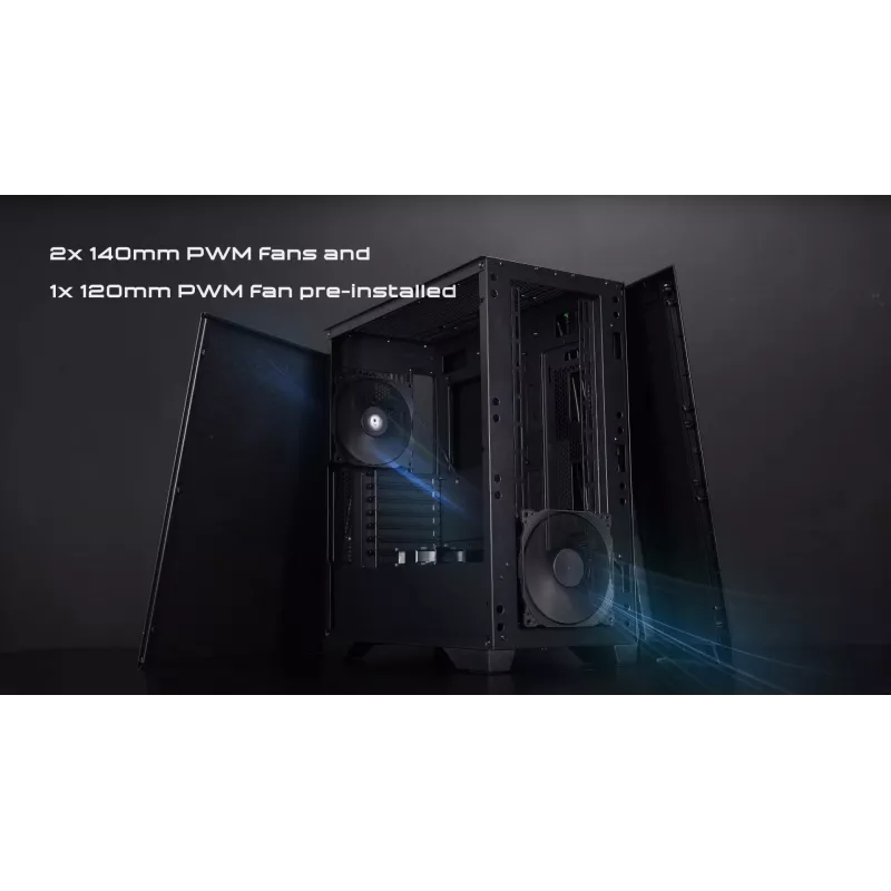 Chieftec Midi APEX Series GA-01B-Q-OP torre Midi