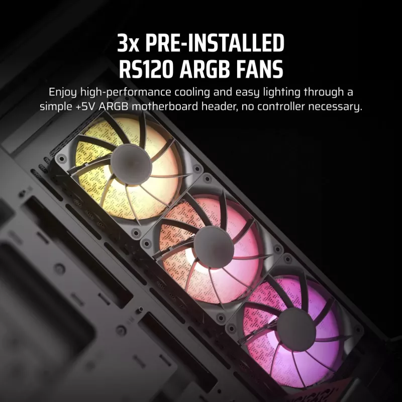 CORSAIR carcasa de PC – 3500X ARGB Mid-Tower
