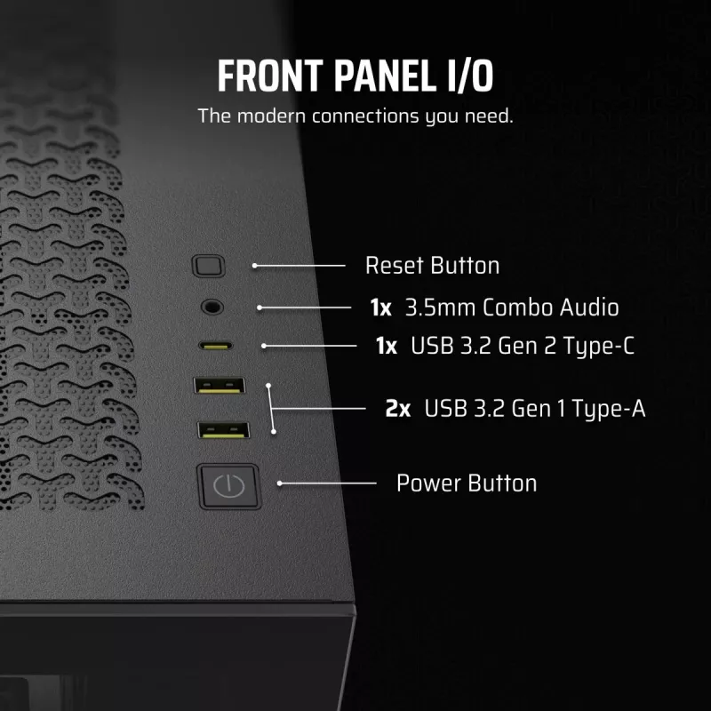CORSAIR carcasa de PC - 3500x Mid-Tower