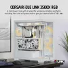 CORSAIR Caja de PC - Icue Link 3500x RGB Mid-tower - Blanco