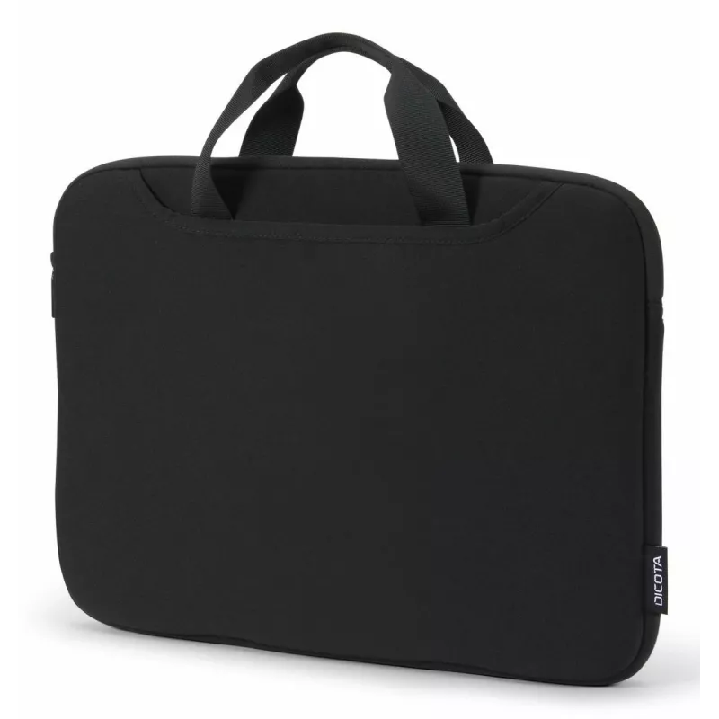 DICOTA Smart Sleeve One – funda para portátil de 15-16 pulgadas – negro / material de jersey reciclado