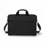 DICOTA funda fina Case One - funda para portátil de 10-12,5 pulgadas - negro / poliéster PET reciclado 300d