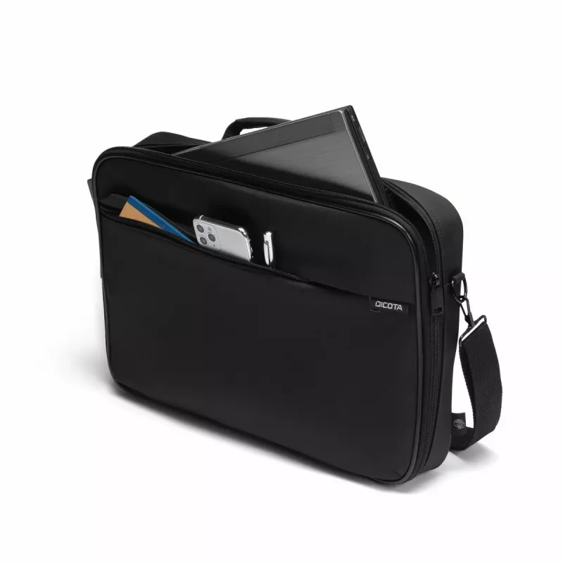 DICOTA Multi One - funda para portátil de 14-16 pulgadas - negro / poliéster PET reciclado 300d