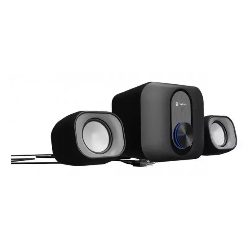 Natec Pug 2.1 altavoces para ordenador, 11 W RMS, negros