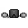 Minicadena de audio NATEC NGL-2111 — 3 W RMS, 2 altavoces, entrada de 3,5 mm, woofer de 7,62 cm, negro