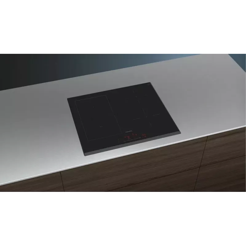 Placa de inducción Siemens iQ100 ED651HSC1E Negro Empotrable 60 cm 4 zonas