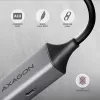 Adaptador Axagon ADE-TXPD USB-C Gigabit Ethernet con PD 100W