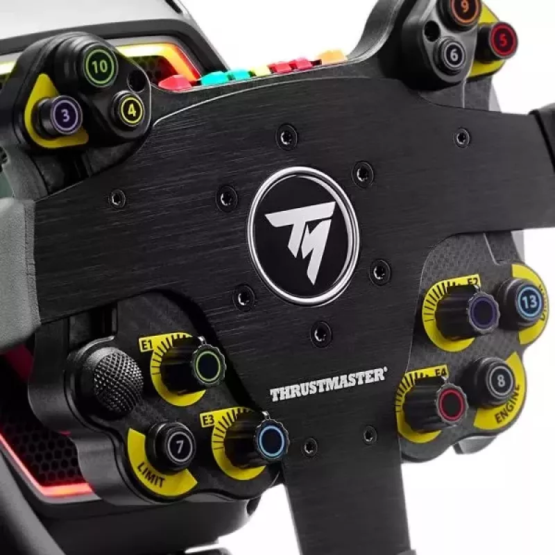 Thrustmaster Evo Racing 32R Leather Negro, Amarillo Volante PC, PlayStation 4, PlayStation 5, Xbox, Xbox One