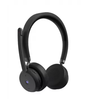 Lenovo Auriculares inalámbricos VoIP Head-band Oficina/Call Center Bluetooth Negro
