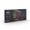 Teclado gaming Savio SAVGK-PHENIX Amarillo USB RF Wireless Bluetooth Mecánico 82 teclas RGB