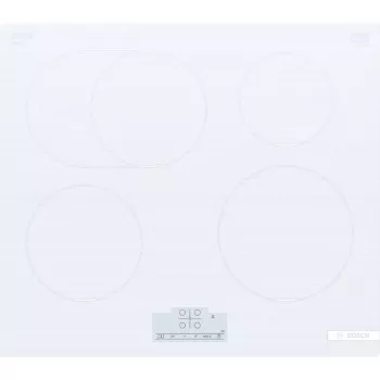 Bosch Serie 6 PIF612BB1E Placa de inducción, 4 zonas, empotrable, 60 cm, blanco, control táctil