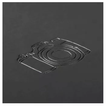 Álbum de fotos HAMA Álbum de libro Signs 28x24 cm 50 páginas White Negro