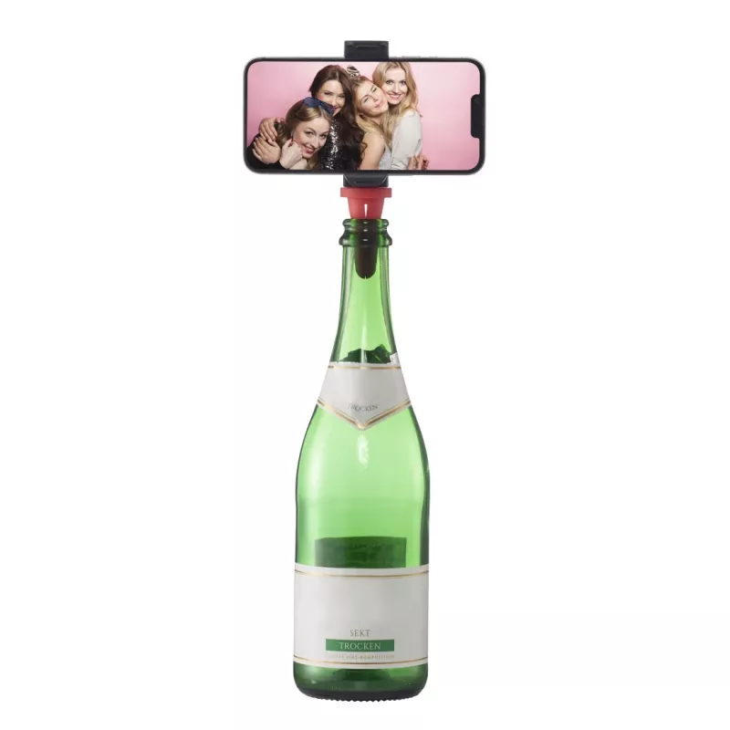 Soporte pasivo Hama Bottle Pod Fun para móvil/smartphone negro, rojo