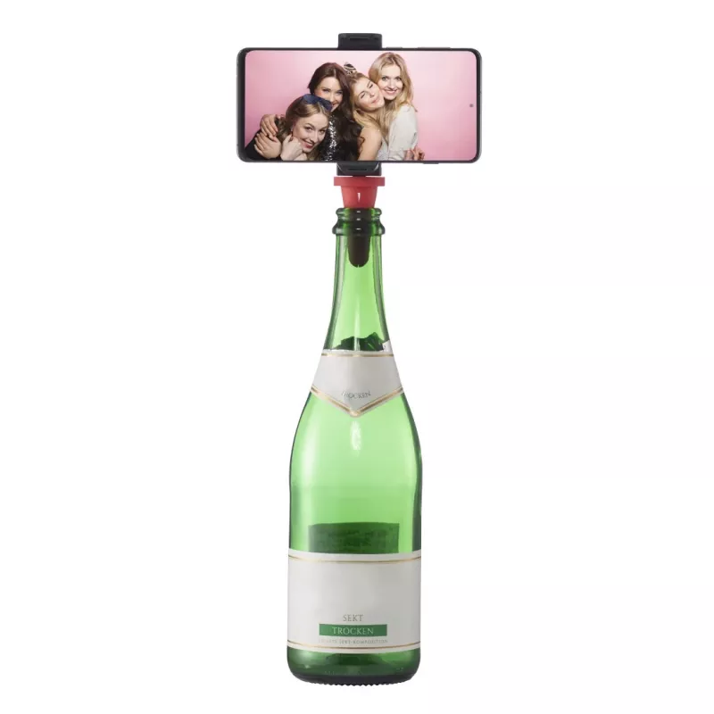 Soporte pasivo Hama Bottle Pod Fun para móvil/smartphone negro, rojo