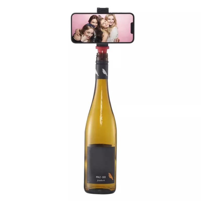 Soporte pasivo Hama Bottle Pod Fun para móvil/smartphone negro, rojo